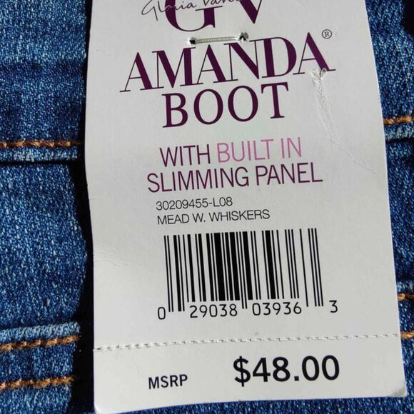 Amanda Boot Cut Jean with Sliming Panel Size 10 - Picture 1 of 3